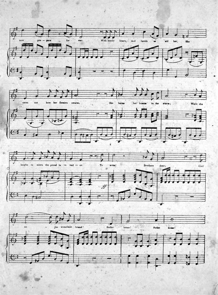 Virginia Marseillaise 2nd Page of the Music